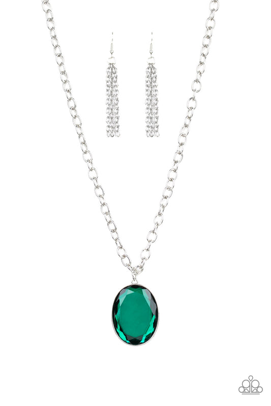 Light As Heir - Green - Paparazzi Necklace