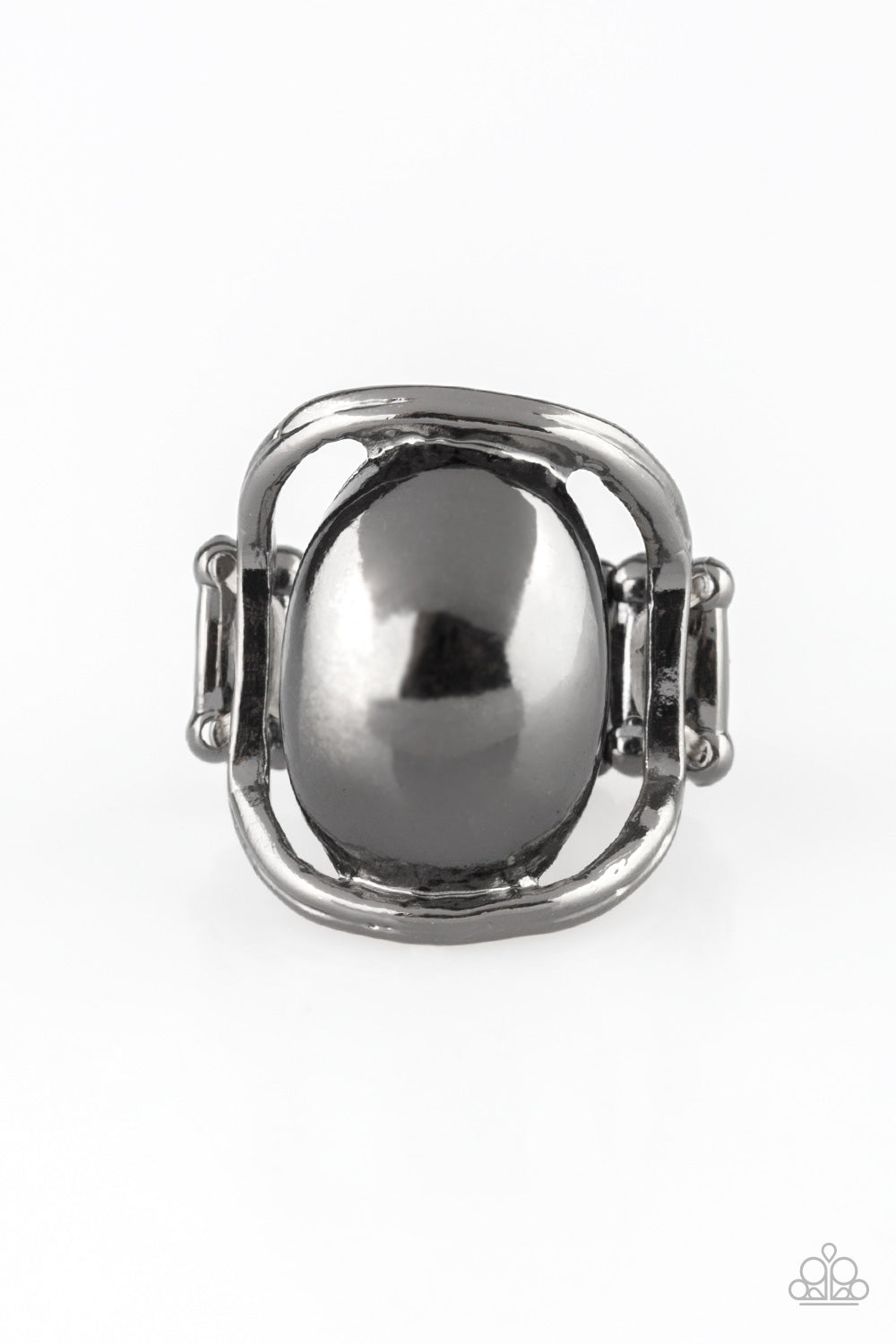 All Shine, All The Time - Black - Paparazzi Ring