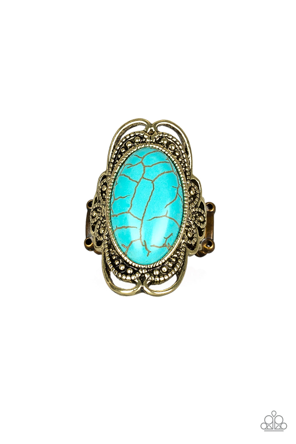 Desert Flavor - Brass - Paparazzi Ring