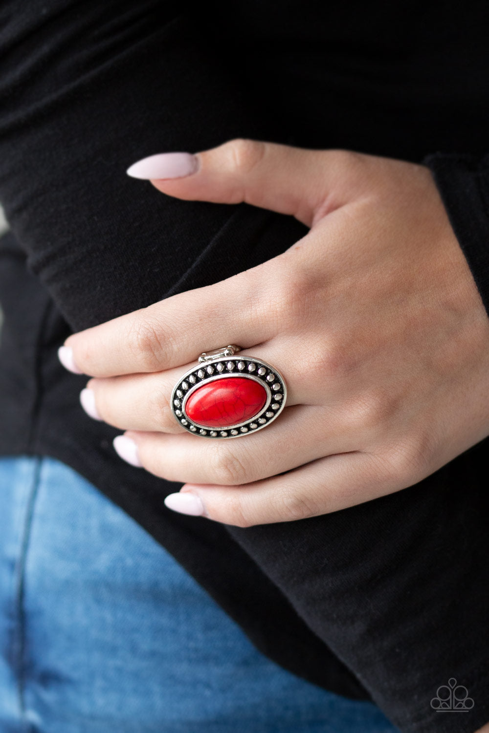 Desert Heat - Red - Paparazzi Ring