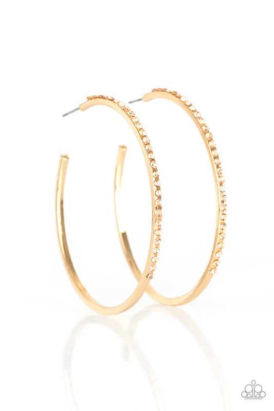 Trending Twinkle - Gold Hoop Earrings