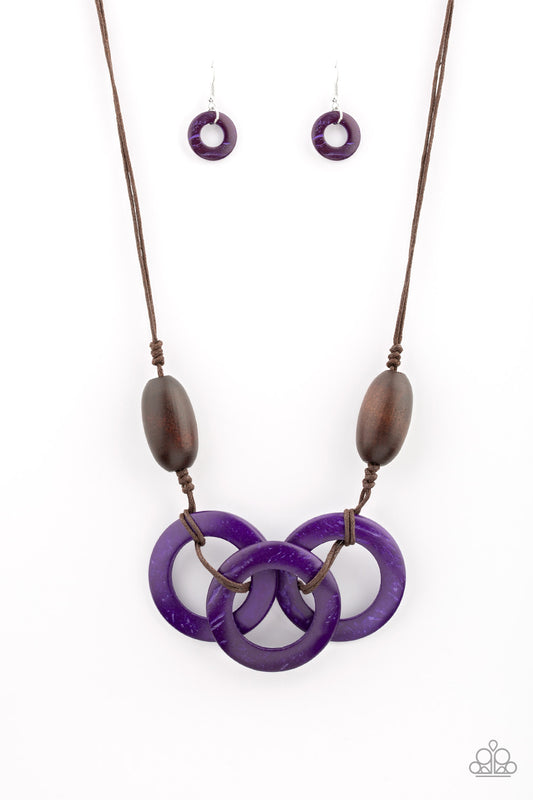 Bahama Drama - Purple - Paparazzi Necklace