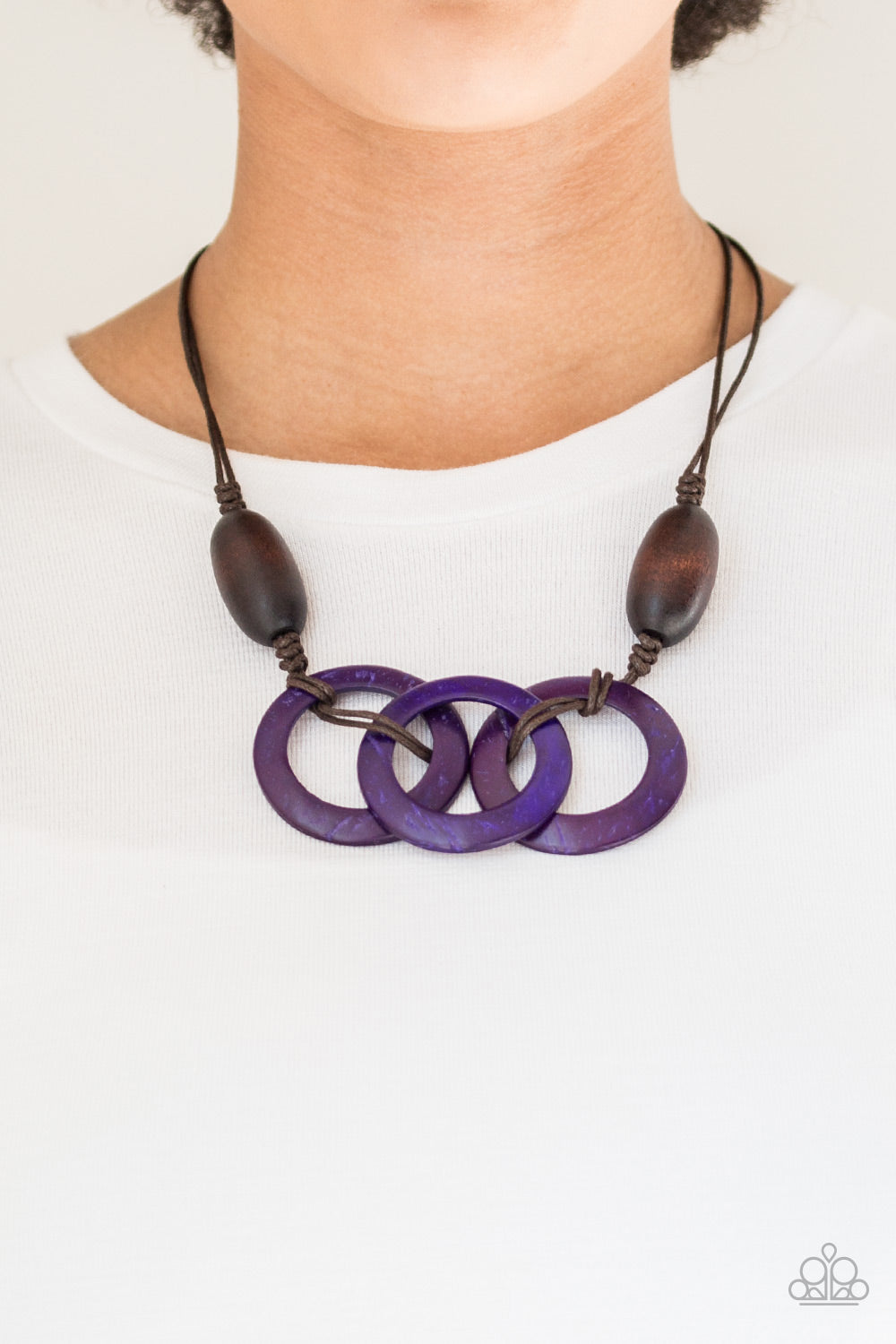Bahama Drama - Purple - Paparazzi Necklace