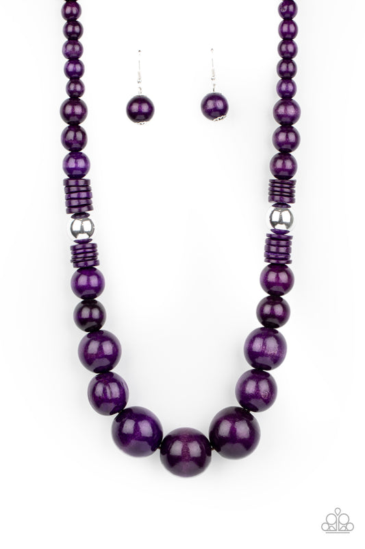 Panama Panorama - Purple - Paparazzi Necklace