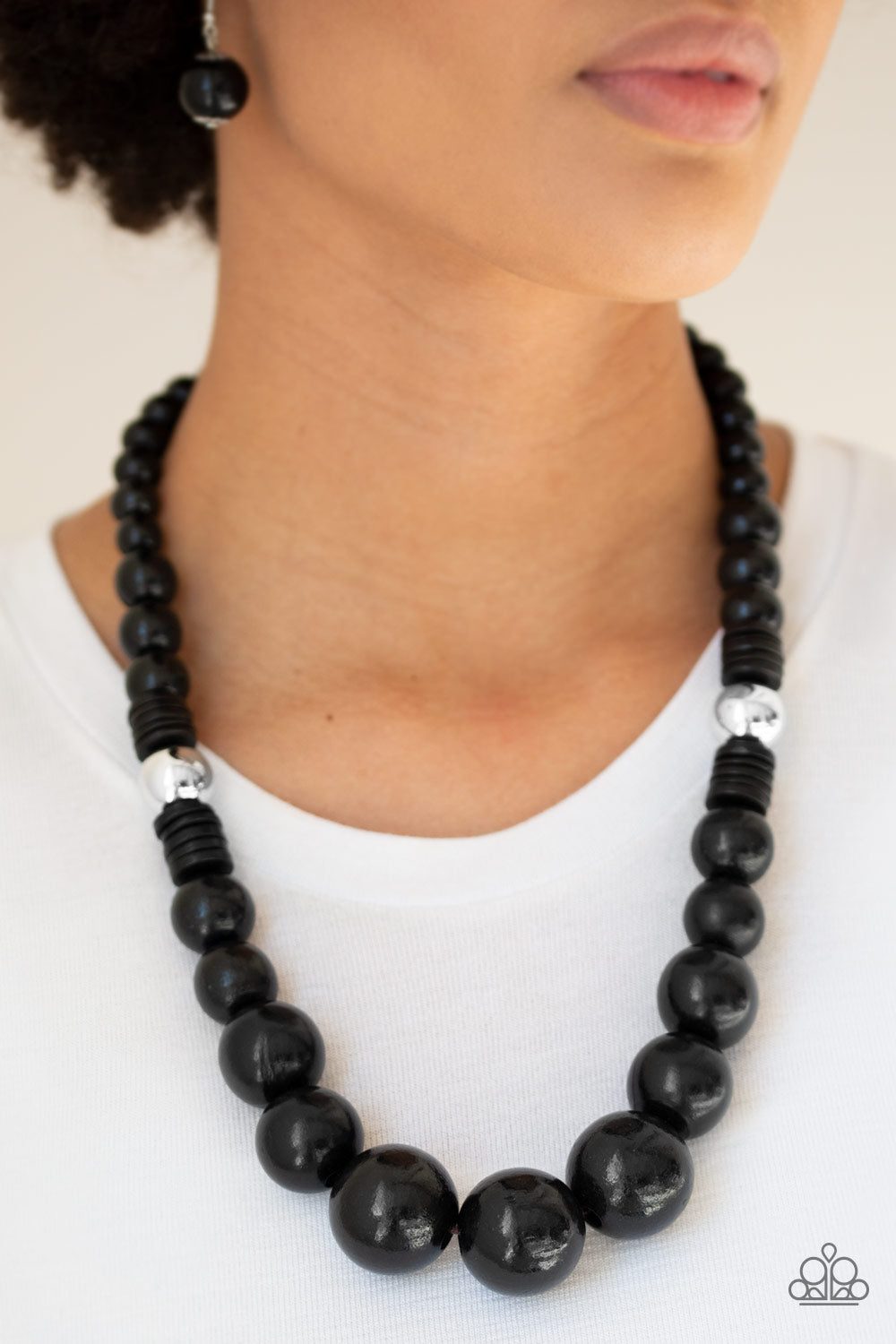 Panama Panorama - Black - Paparazzi Necklace