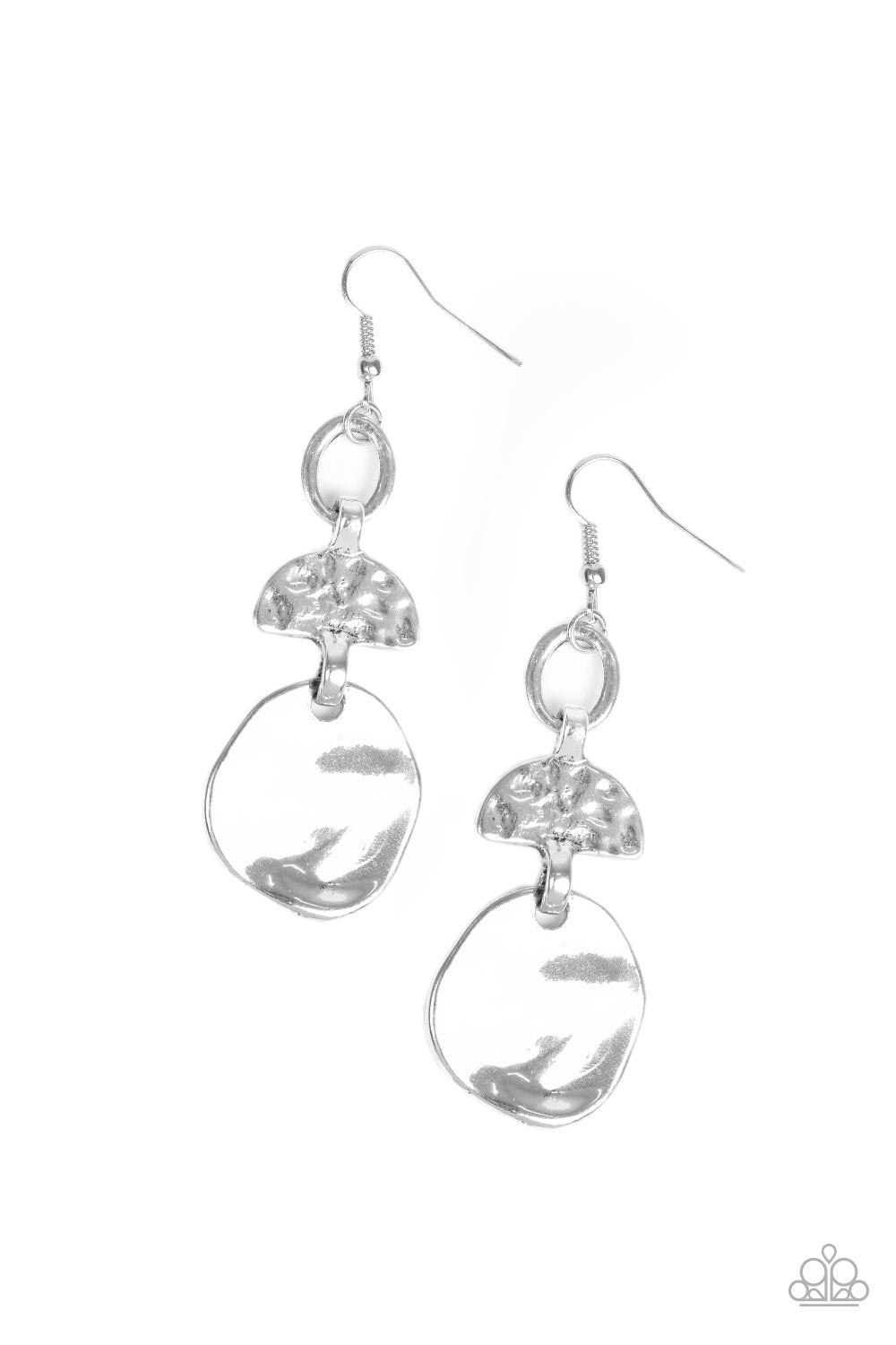 Melting Pot - Silver Earrings