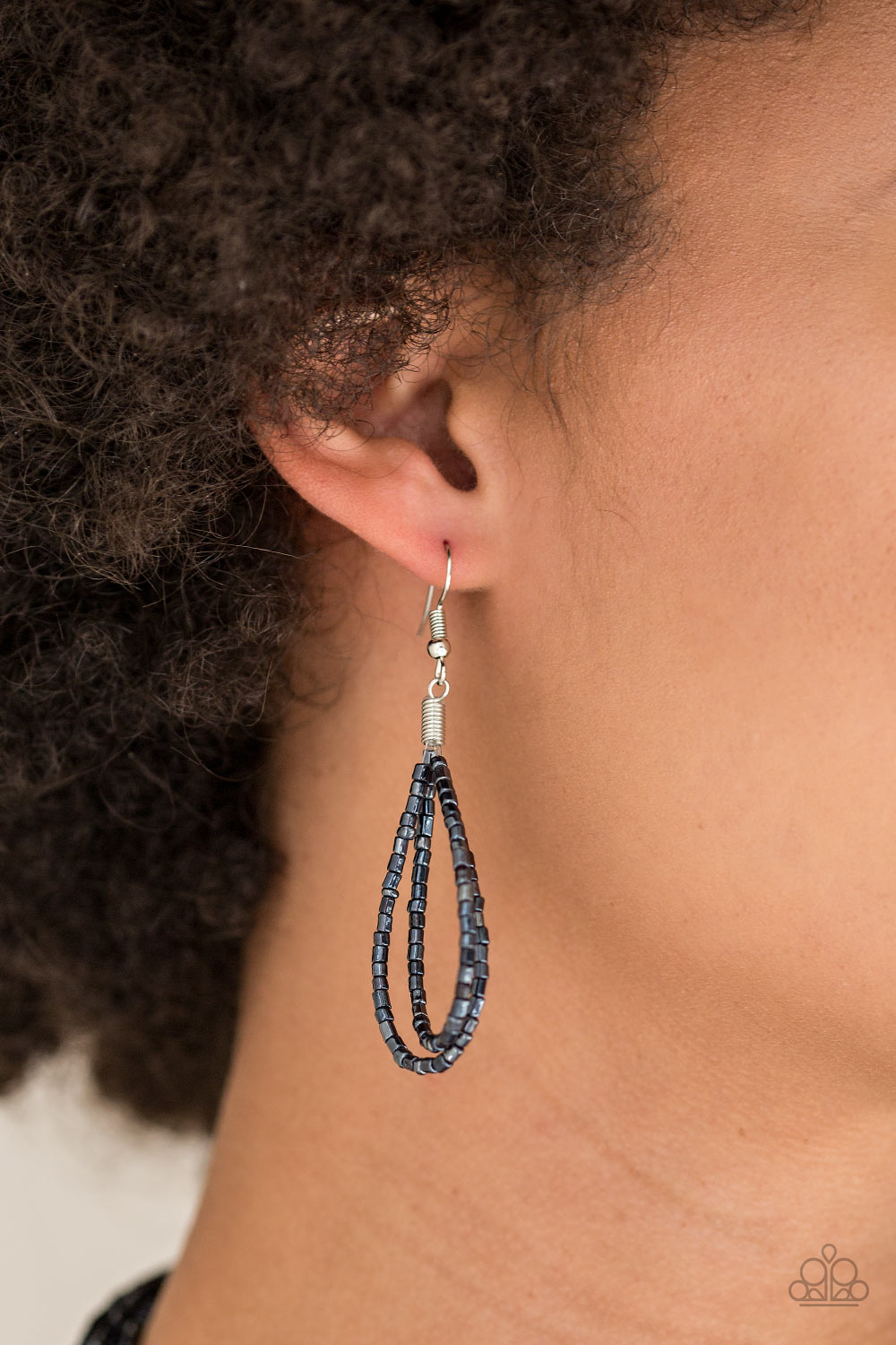 Knotted Knockout - Blue - Paparazzi Necklace