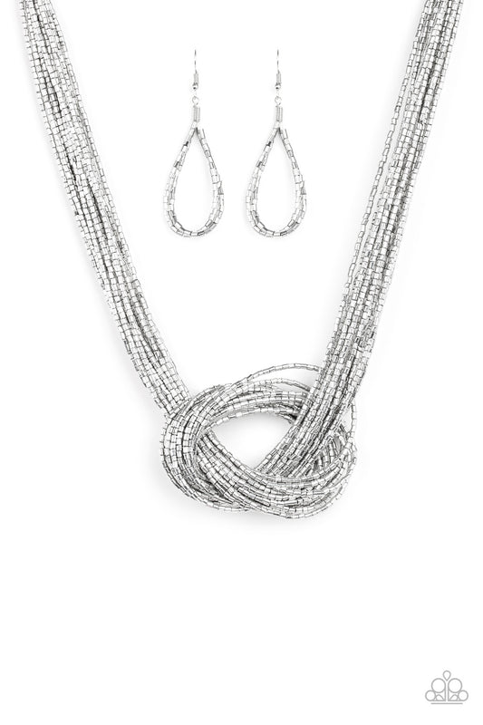 Knotted Knockout - Paparazzi Necklace