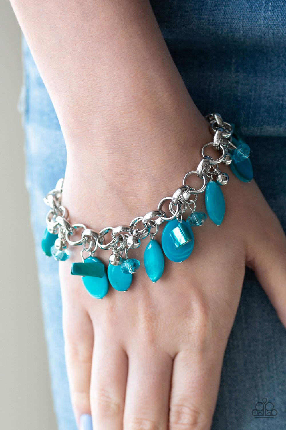 Seashore Sailing - Blue - Paparazzi Bracelet