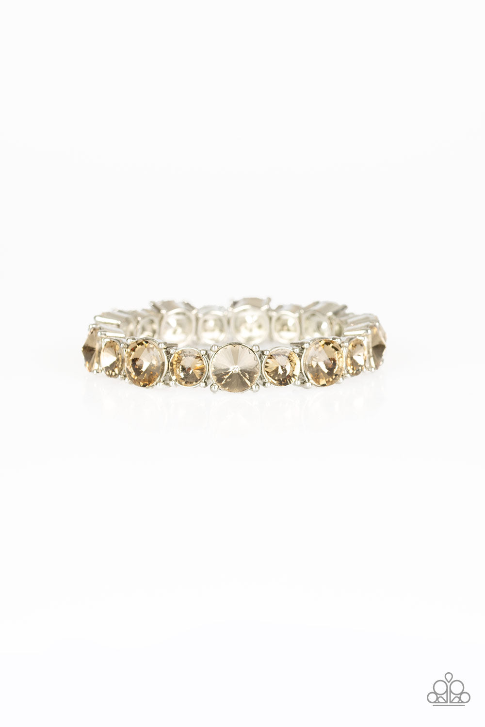 Born To Bedazzle - Brown - Paparazzi Bracelet