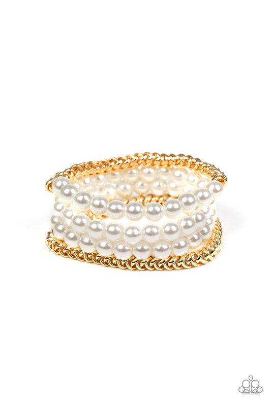 Industrial Incognito - Gold - Paparazzi Bracelet