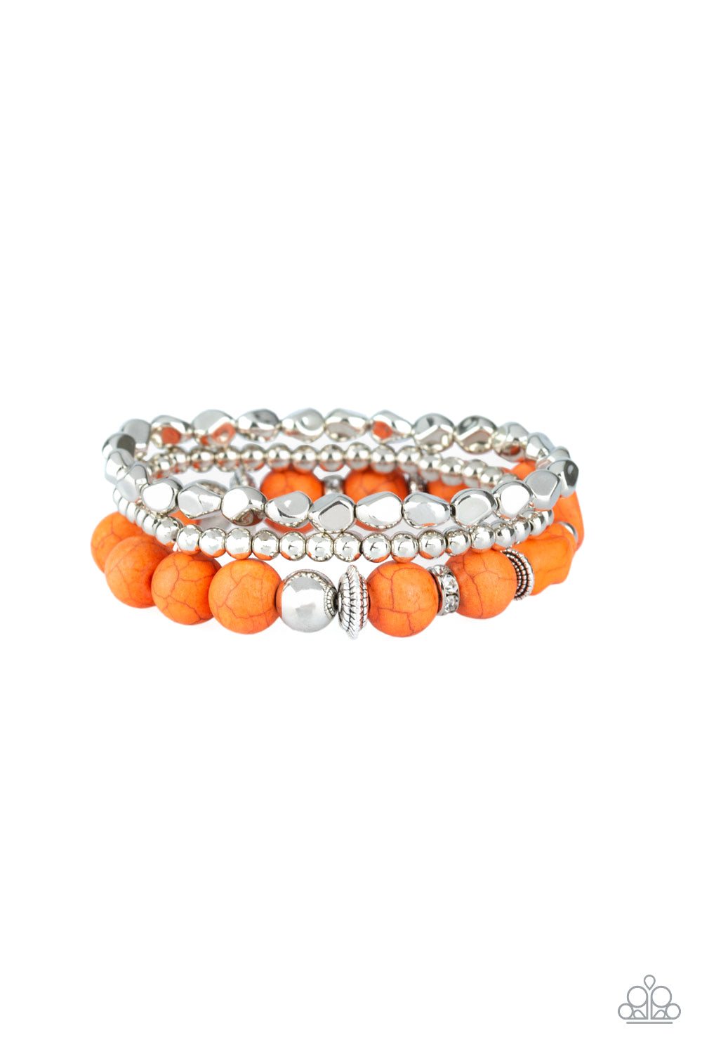 Rural Restoration - Orange - Paparazzi Bracelet