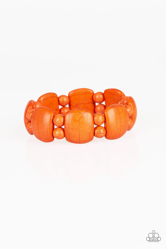 Don't Be So Nomadic! Orange - Paparazzi Bracelet