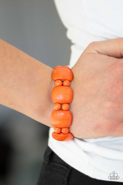Don't Be So Nomadic! Orange - Paparazzi Bracelet