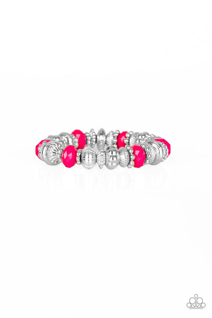 Live Life To The Color-fullest - Pink - Paparazzi Bracelet