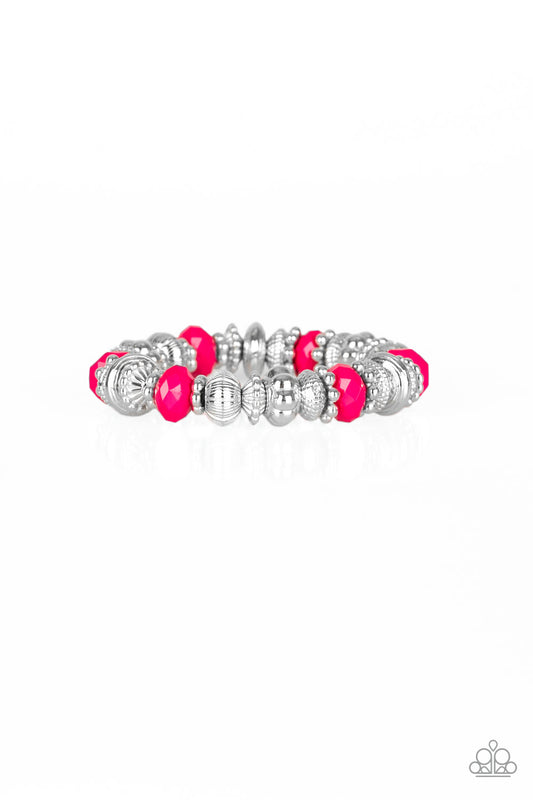 Live Life To The Color-fullest - Pink - Paparazzi Bracelet