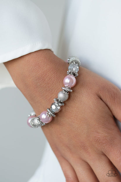 Sparking Conversation - Pink - Paparazzi Bracelet