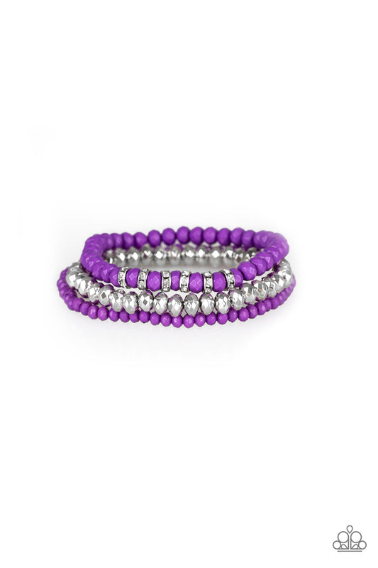 Ideal Idol - Purple - Paparazzi Bracelet