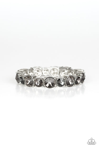 Born To Bedazzle - Silver Stretch Bracelet