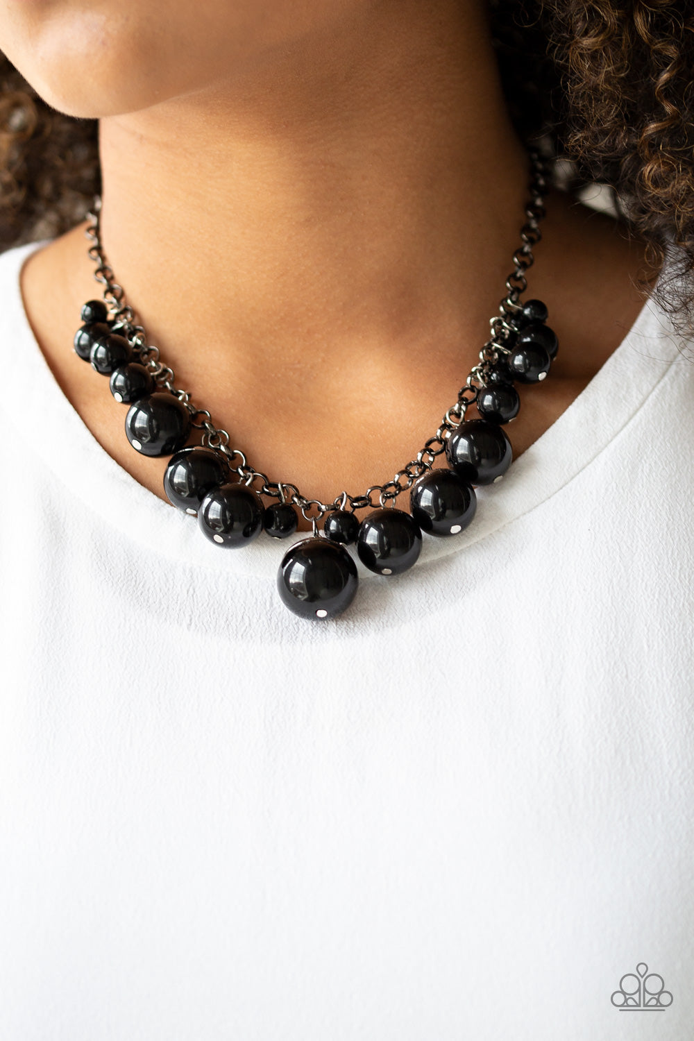 Broadway Belle - Black - Paparazzi Necklace
