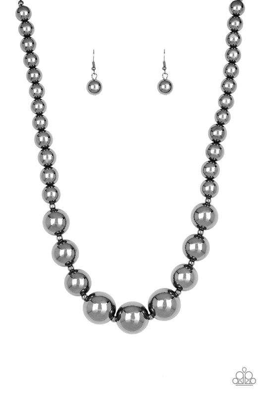Living Up To Reputation - Black - Paparazzi Necklace