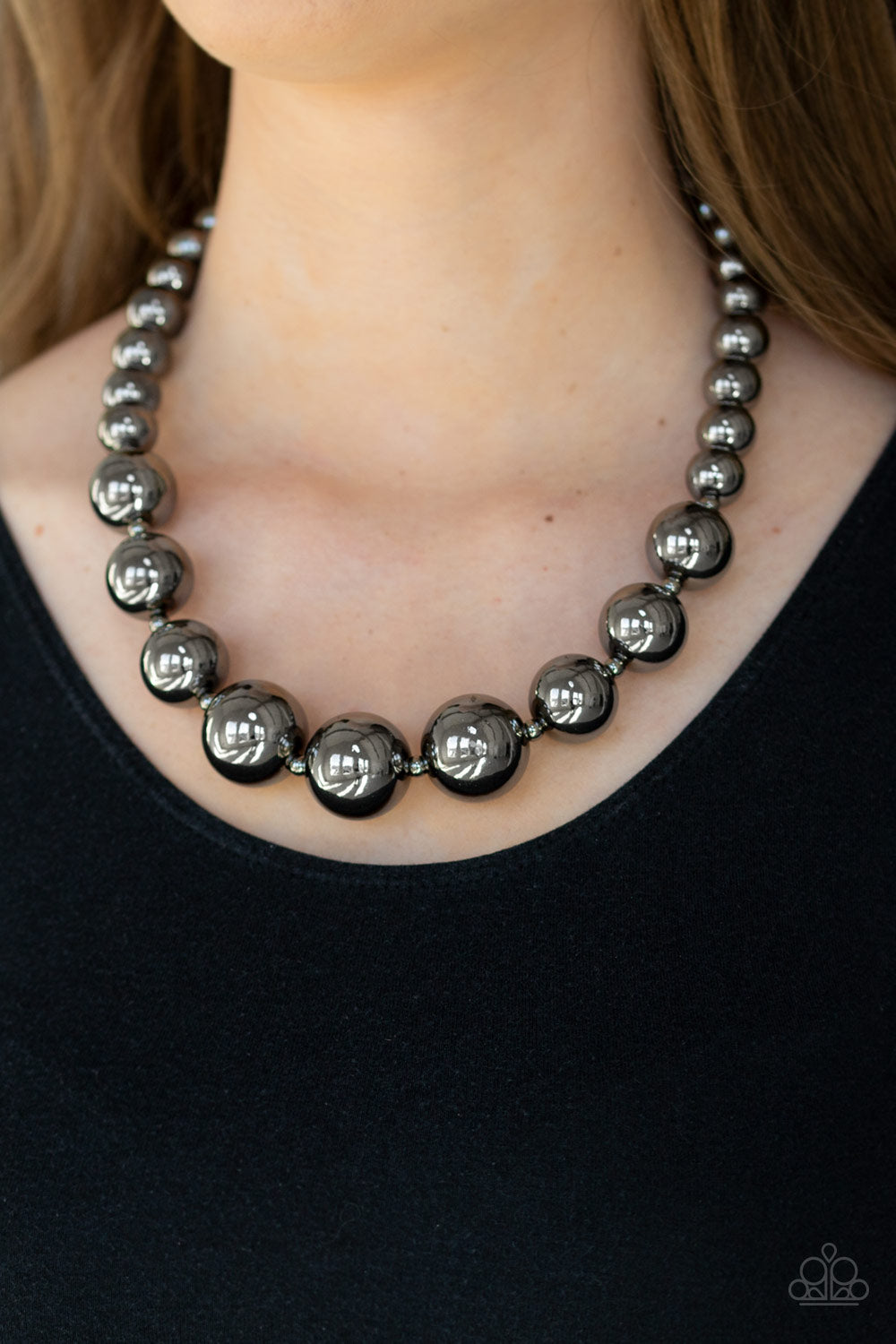 Living Up To Reputation - Black - Paparazzi Necklace