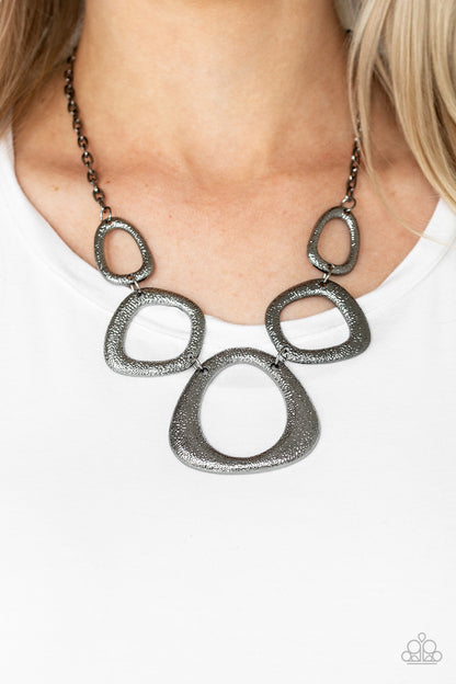 Backstreet Bandit - Black Paparazzi Necklace
