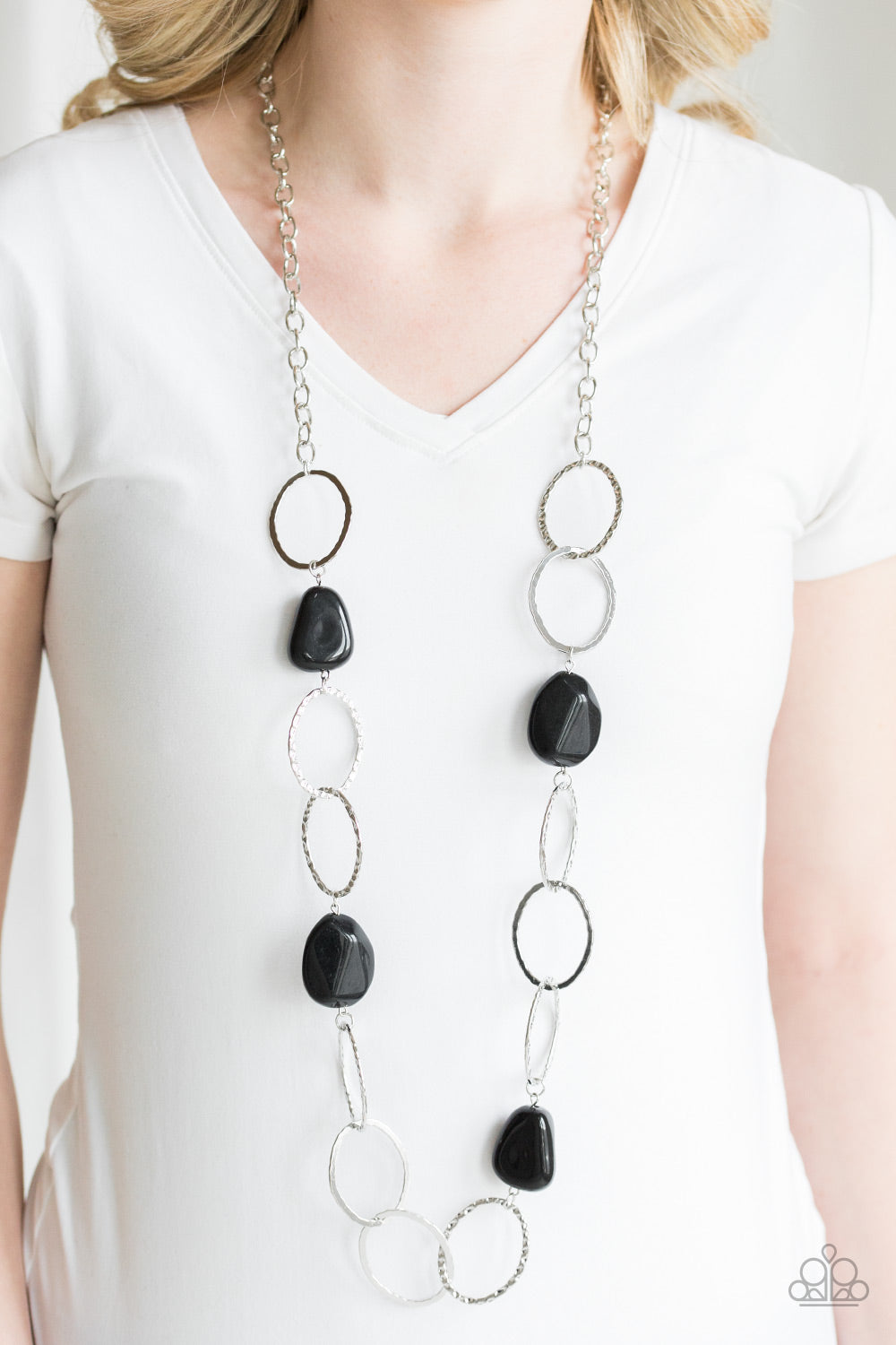 Modern Day Malibu - Black - Paparazzi Necklace