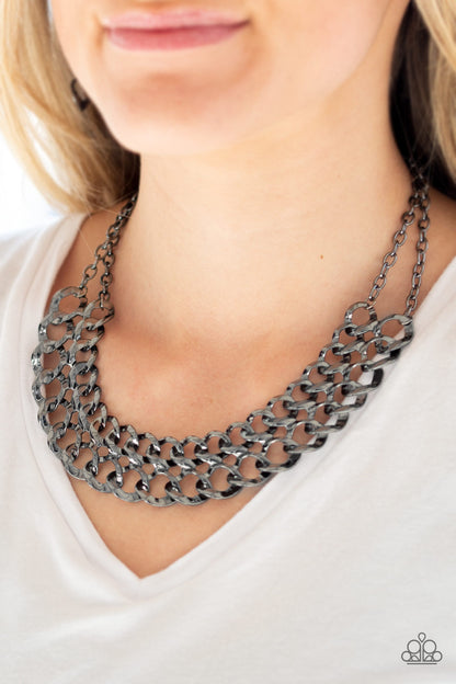 Street Meet and Greet - Black Paparazzi Necklace