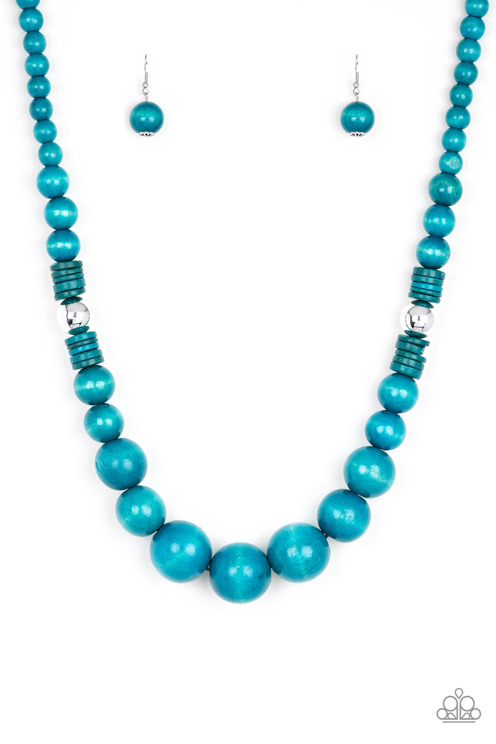 Panama Panorama - Blue - Paparazzi Necklace