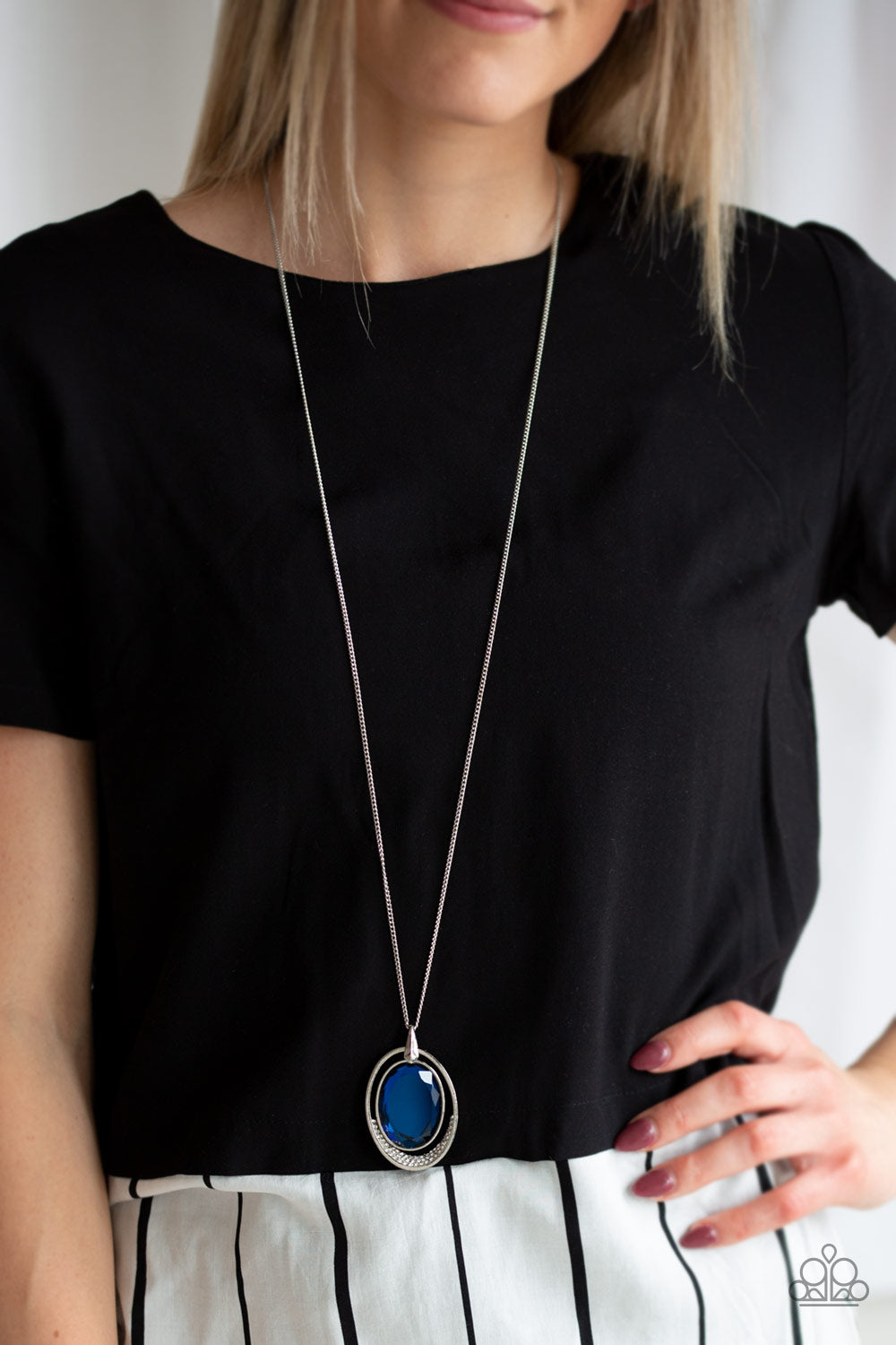 Metro Must-Have - Blue - Paparazzi Necklace