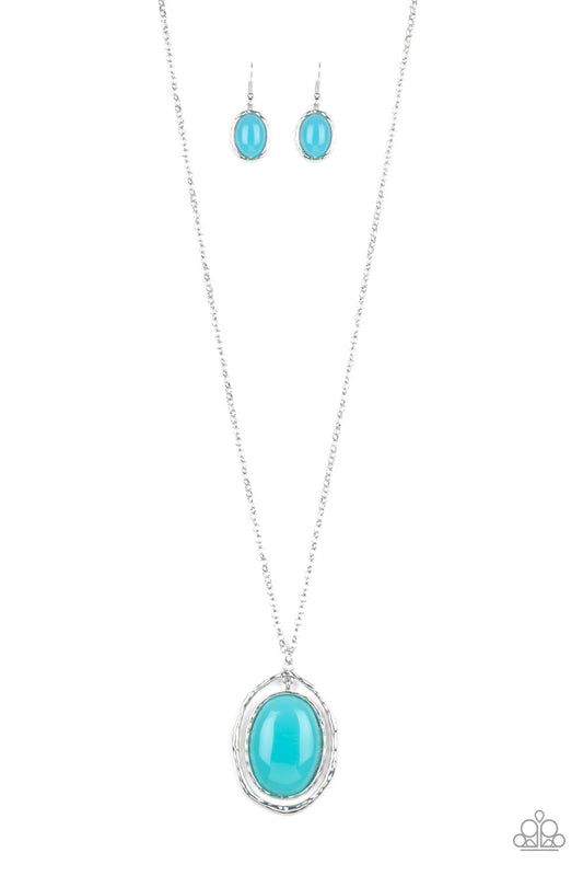 Harbor Harmony - Blue - Paparazzi Necklace