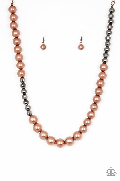 Power To The People - Copper - Paparazzi Necklace
