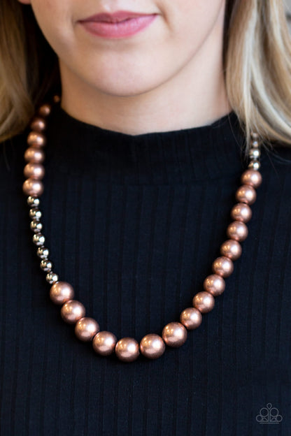 Power To The People - Copper - Paparazzi Necklace