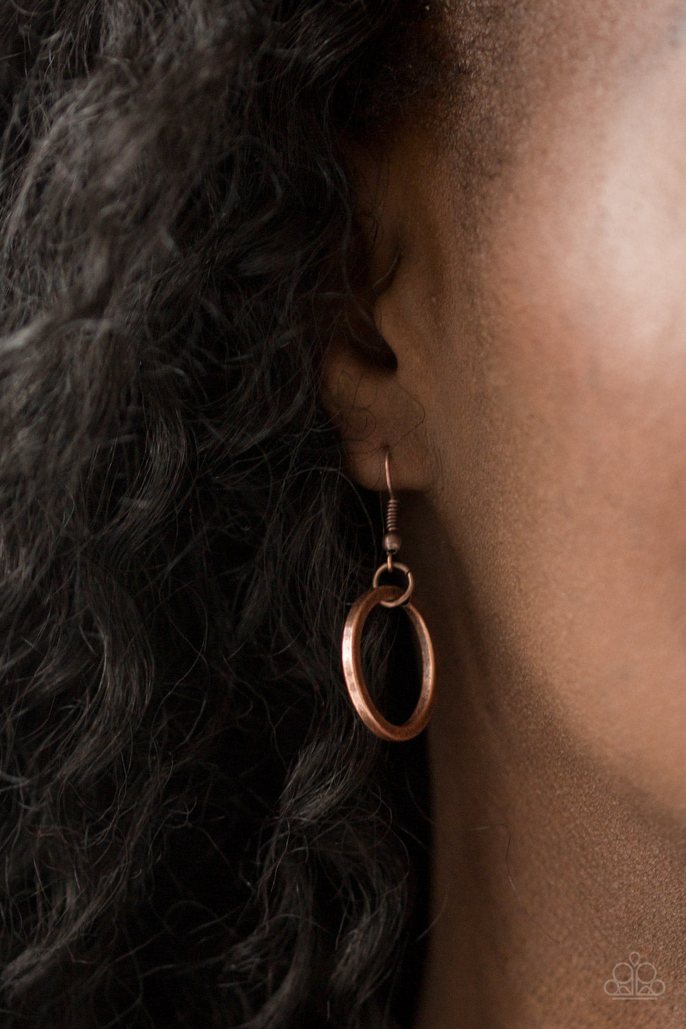 Jump Into The Ring - Copper - Paparazzi Necklace
