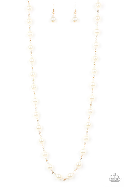 Behind The Scenes - Gold - Paparazzi Necklace