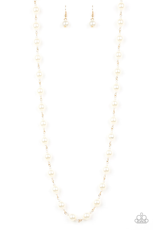 Behind The Scenes - Gold - Paparazzi Necklace
