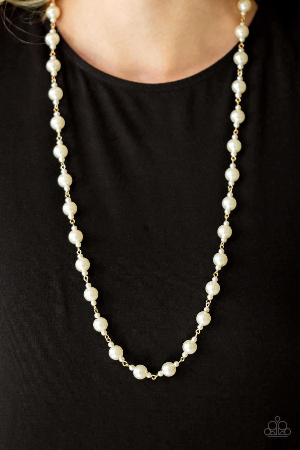 Behind The Scenes - Gold - Paparazzi Necklace