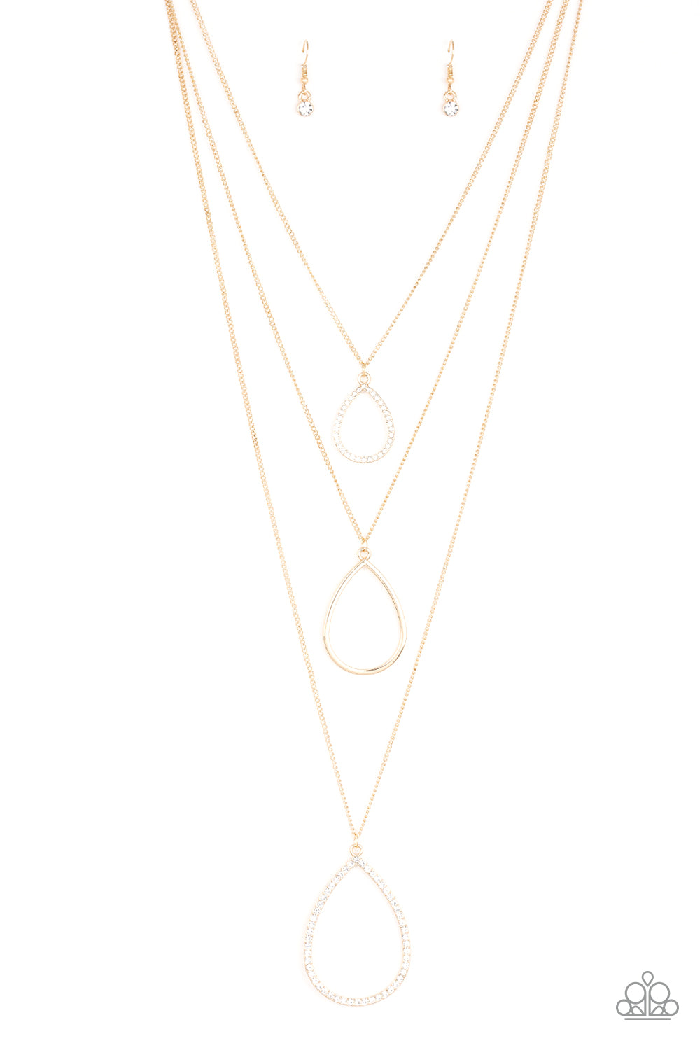 Make The World Sparkle - Gold - Paparazzi Necklace