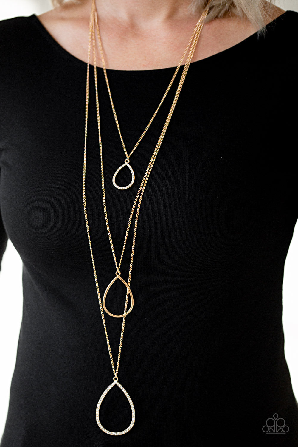 Make The World Sparkle - Gold - Paparazzi Necklace