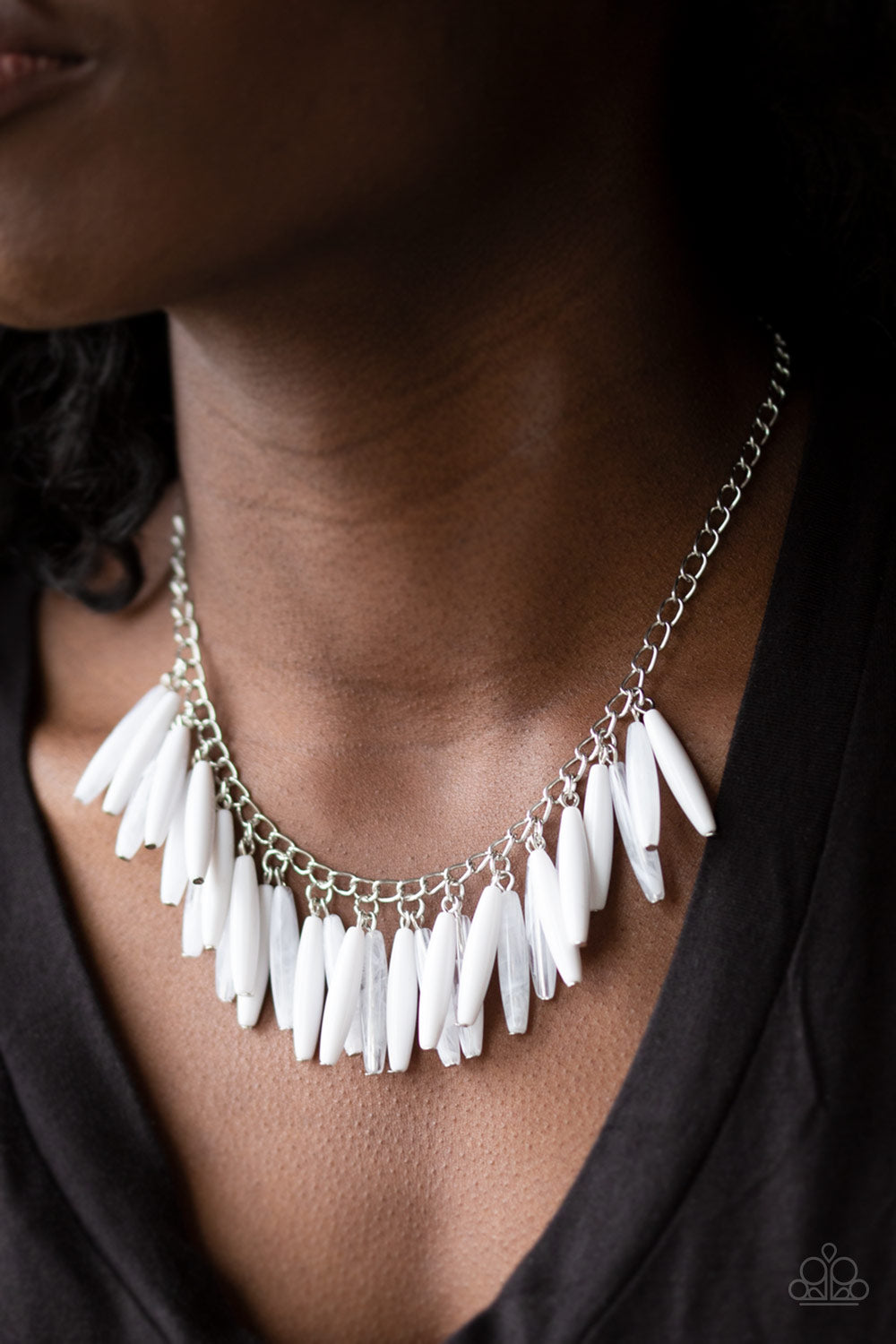 Full Of Flavor - White - Papazarri Necklace