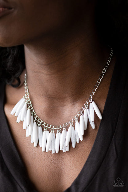 Full Of Flavor - White - Papazarri Necklace