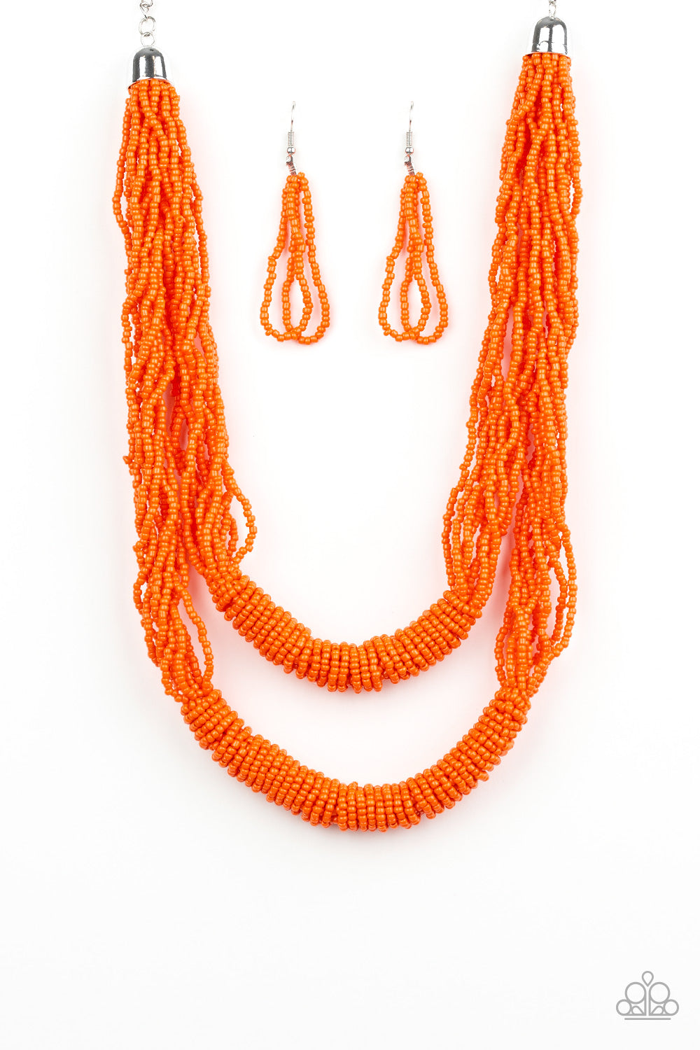 Right As Rainforest - Orange - Paparazzi Necklace