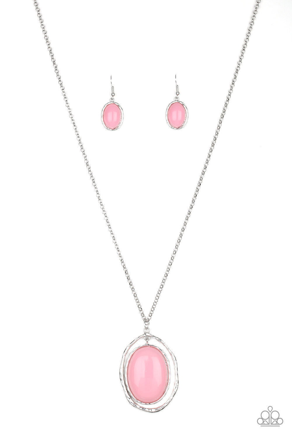 Harbor Harmony - Pink - Paparazzi Necklace