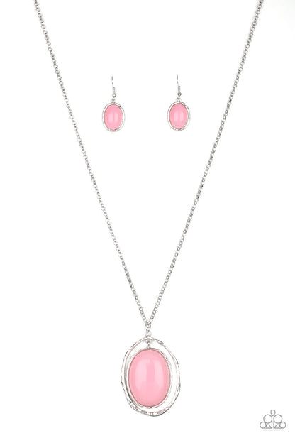 Harbor Harmony - Pink - Paparazzi Necklace