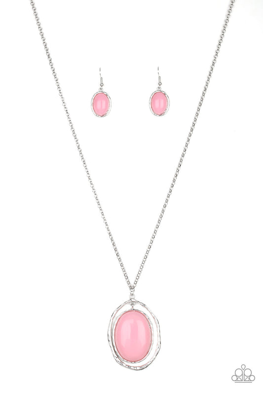 Harbor Harmony - Pink - Paparazzi Necklace