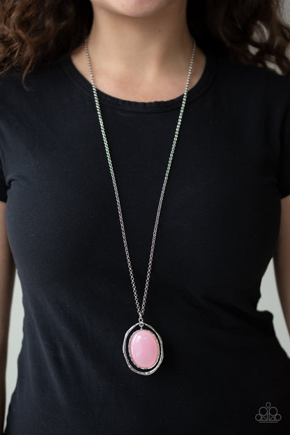 Harbor Harmony - Pink - Paparazzi Necklace