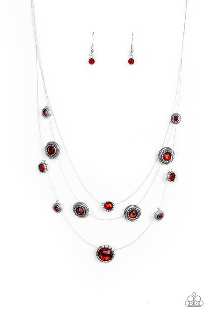Sheer Thing! - Red Necklace