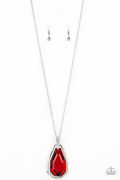Maven Magic - Red - Paparazzi Necklace