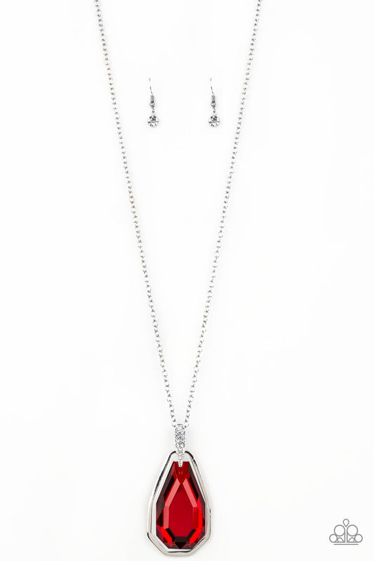 Maven Magic - Red - Paparazzi Necklace